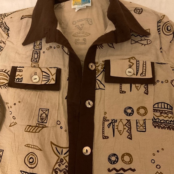 Sea Suns women button up shirt size x-small - Picture 3 of 13